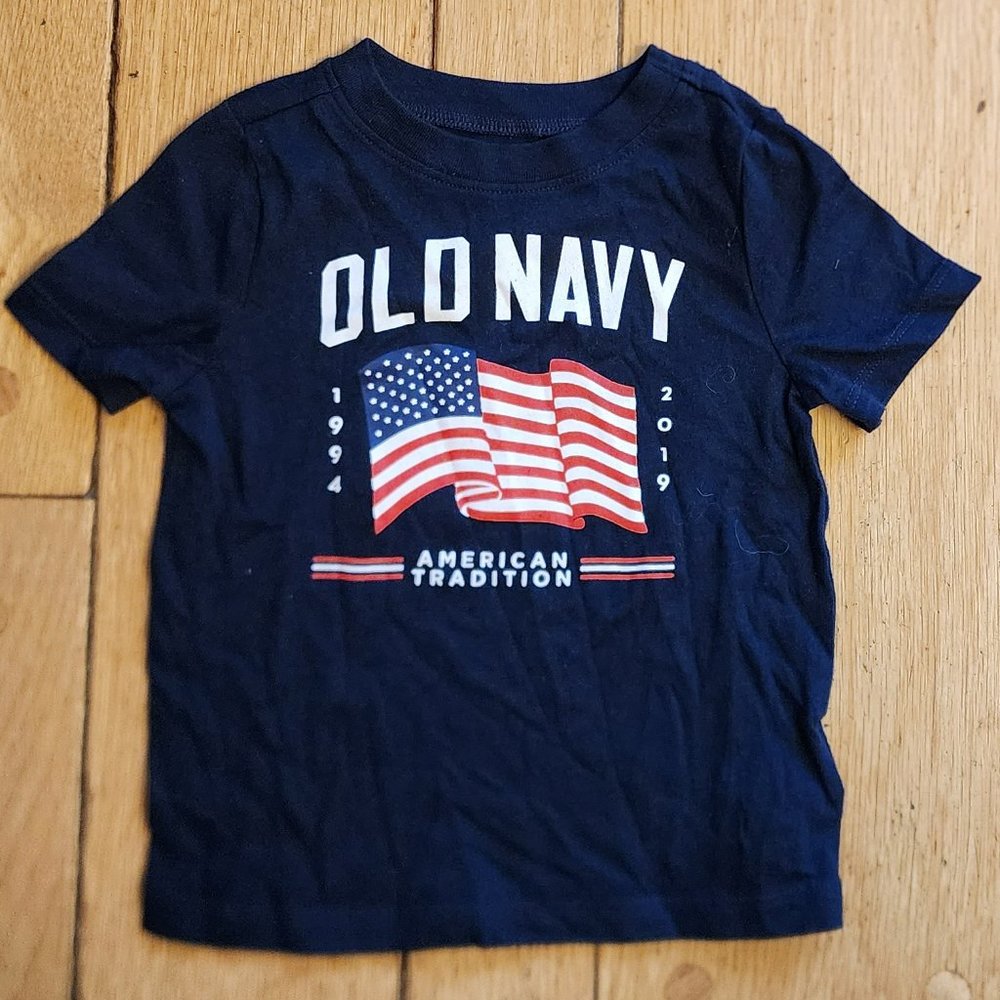 Old Navy American Tradition 25th Anniversary T-Shirt Size 18-24 Months - Picture 2 of 10